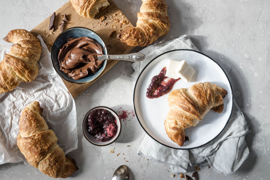 Französische Croissants Französische Croissants